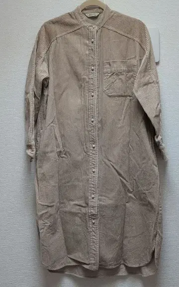 BLANC basque 코듀로이 베이지 원피스