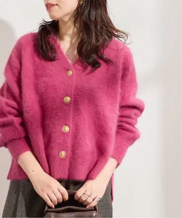 JOURNAL STANDARD FOX CASHMERE V넥 가디건