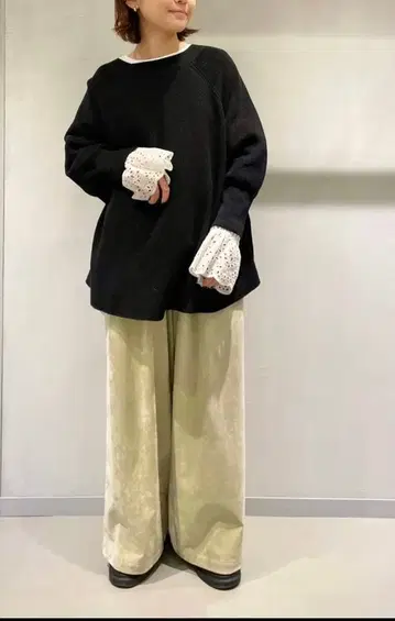 BEARDSLEY 벨로아 와이드 팬츠