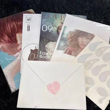 오츠카 아이 팜플렛 클리어 파일 스티커 굿즈