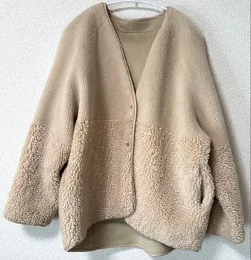 스콧 클럽 페넬 무스탕 보아 코트 야마다야 여성용 38