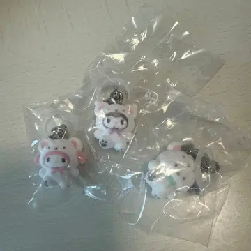 산리오 메지루시 액세서리 포근포근 스노우