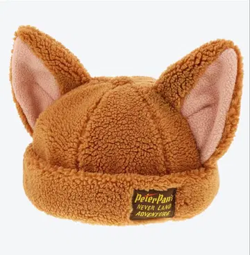 디즈니 피터팬 잃어버린 아이들 모자 여우 브라운