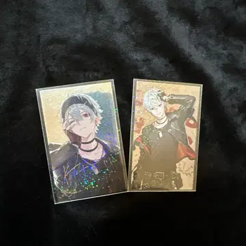 니지산지 ChroNoiR 7주년 폴라로이드 메탈 카드 쿠츠하 사인 포함