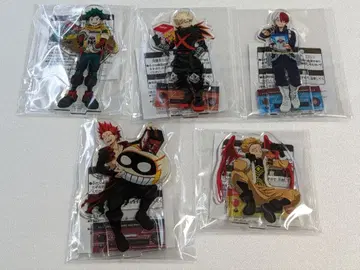 나의 히어로 아카데미아 스탠드 포함 아크릴 플레이트 전 5종 남코 한정판