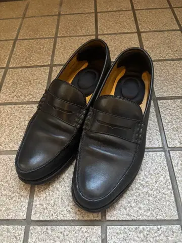 REGAL 블랙 가죽 로퍼