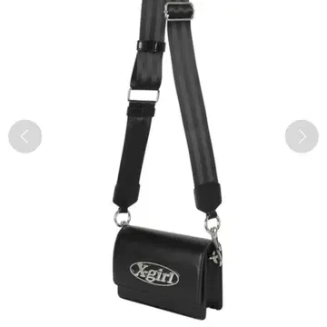 X-girl 숄더백 블랙