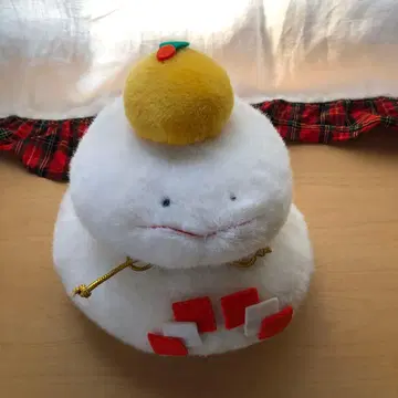쇼와~헤이세이 레트로 설날 카가미모치 봉제 인형 레어 진품