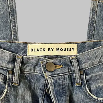 BLACK BY MOUSSY 스트레이트 데님 라이트 블루