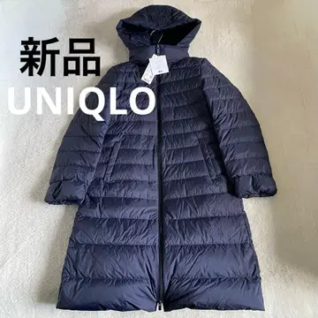[ 새상품 ] 유니클로 울트라 라이트 다운 롱 코트 네이비 S