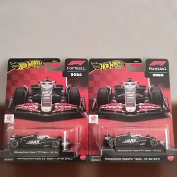 핫휠 MoneyGram Haas F1 Team 2대 세트