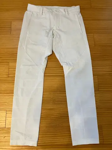 골프 adidas 화이트 슬림핏 골프 팬츠