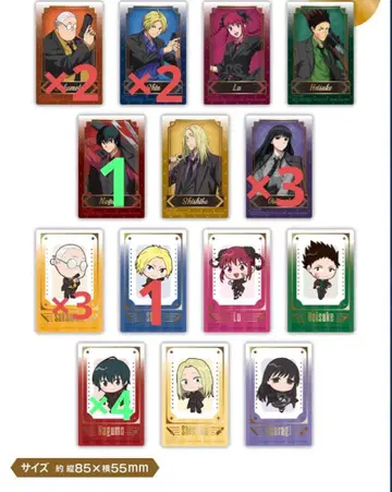 SAKAMOTO DAYS GIGO 오리지널 클리어 카드 나구모