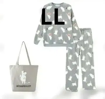 시즌리즈 무민 플리스 룸웨어 3종 세트 택 포함 그레이 시마무라