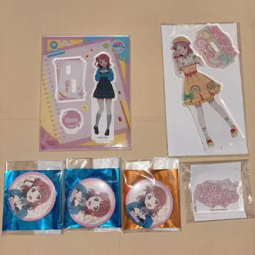 우에하라 아유무 교외 학습 아크릴 스탠드 캔뱃지 세트