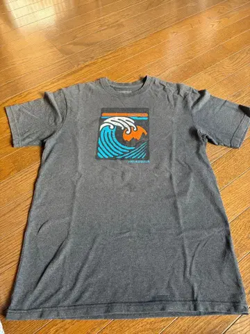 patagonia 파도 그래픽 티셔츠 M 그레이