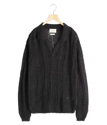YOKE 요크 SILK MOHAIR SKIPPER SWEATER