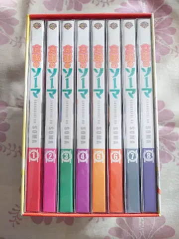 식극의 소마 애니메이션 1기 Blu-ray 전 8권 세트