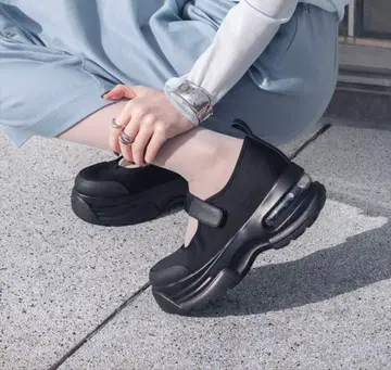 EVOL 이볼 밑창 통굽 멜리 제인 IY5714 블랙 M 사이즈