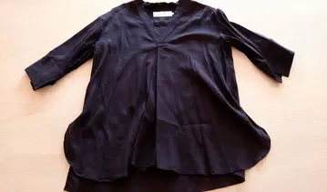 제인 스미스 스키퍼 셔츠 블라우스 깔끔한 블랙 롱 기장 이에나 취급