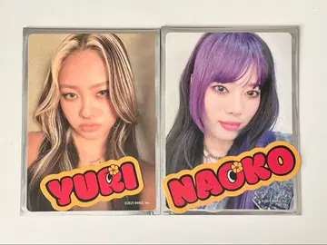 HANA 랜덤 포토 카드 스티커 세트 YURI NAOKO