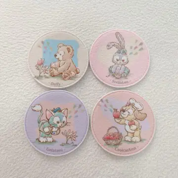 도쿄디즈니씨 Duffy & Friends 코스터 4장 세트