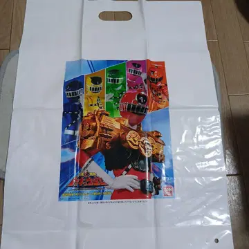 가격 인하 가능!! 렛샤 센타이 토큐저 슈퍼전대 히어로 비닐 백.