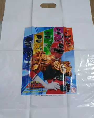 가격 인하 가능!! 렛샤 센타이 토큐저 슈퍼전대 히어로 비닐 백.