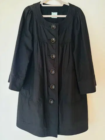 프랑슈리페 코트 블랙 트렌치 자켓 franche lippee