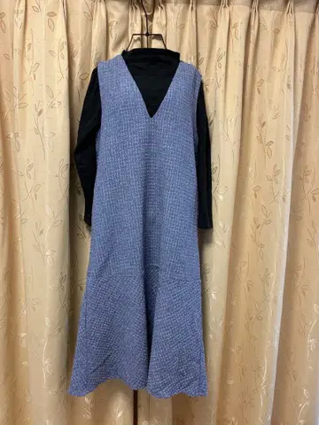 grove 고급스러운 라메 트위드가 럭셔리! 머메이드 절개 점프수트