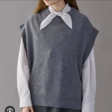 [ ADAWAS ] bshop 별주 캐시미어 블렌드 니트 베스트