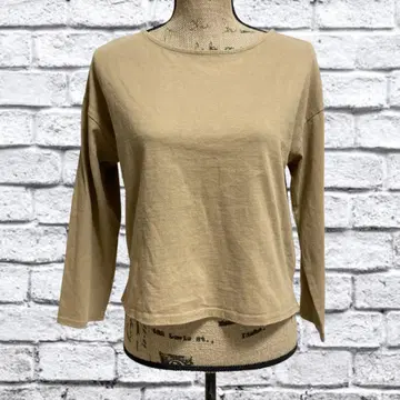 A108 사만다 모스모스 블루 [ F ] 티셔츠 롱티 면100% 슬릿