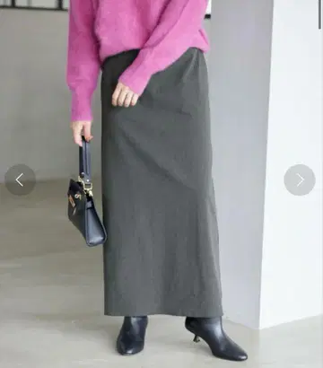 [ SLOBE IENA ] 트로펜슬 스커트 그레이