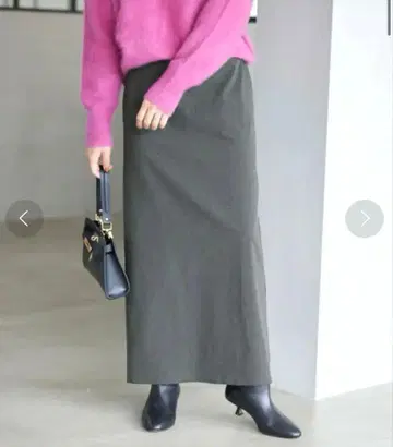 [ SLOBE IENA ] 트로펜슬 스커트 그레이