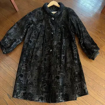 FUR & LEATHER 가죽 롱 코트