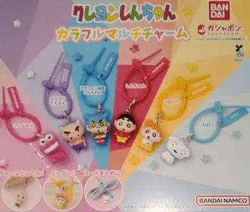 짱구는 못말려(크레용 신짱) 컬러풀 멀티 참 가챠 전 6종 세트