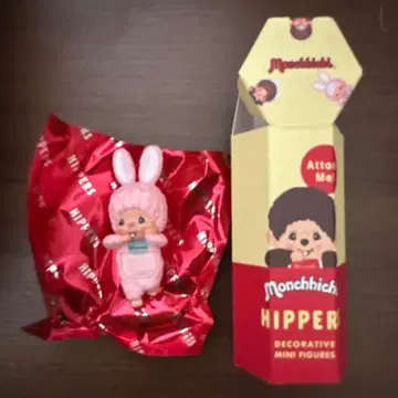 Monchhichi Hipper 몽치치 히퍼스 침탄 핑크
