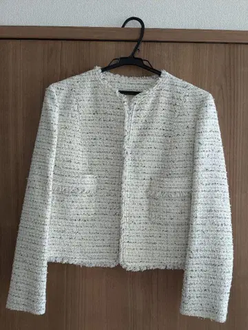 TOMORROWLAND 노카라 트위드 자켓