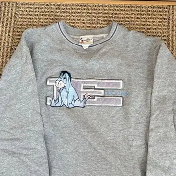이요르 그레이 트레이닝복 맨투맨 구제 의류 디즈니 90s