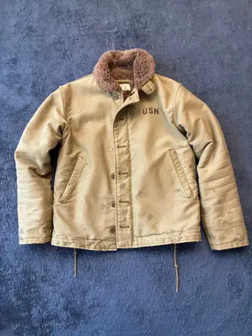 HOUSTON WAIPER N-1 덱 자켓 VINTAGE 가공