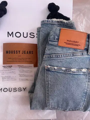 moussy 데님 라이트 블루 스키니 23인치