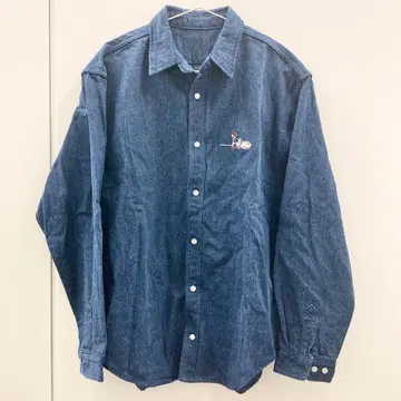 데님 자켓 긴팔 와이셔츠 마녀 배달부 키키 한국 한정판 코리코 카페