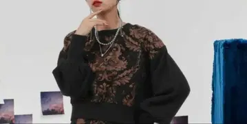 HARE 2WAY 고블랑 절개 풀오버 (브라운)