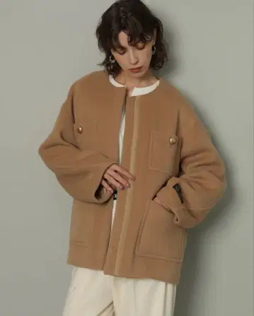 카듀네 노카라 코트 카멜