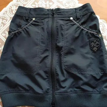 힐 크릭 블랙 골프 스커트 지퍼 포함