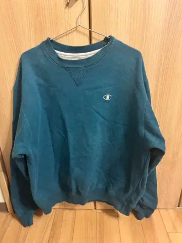 champion sweat 00s 단색 택 그린