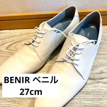 BENIR 베니르 웨딩 슈즈 가죽 신발 화이트