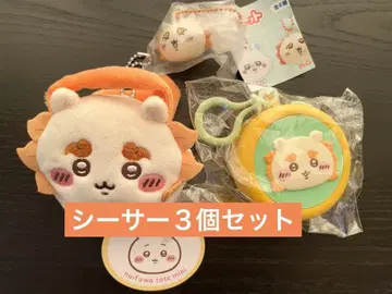 치이카와 시사 얼굴 만마루쨩 실리콘 파우치  토트 립캡