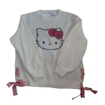 택 포함 키티 니트 (3L)