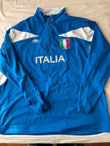 UMBRO 이탈리아 하프 지퍼 긴팔 티셔츠